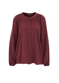 WE Fashion Bluse Damen Gr&ouml;&szlig;e XXXL dunkelrot