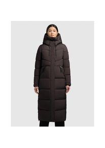 Khujo, Unisex, Khujo Steppmantel &raquo;SHIMANTA5&laquo;, moody plum, S (36), Der wadenlange Khujo Mantel SHIMANTA5 hat frostigen Wintertagen so einiges 