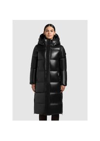 Khujo, Unisex, Khujo Steppmantel »RACHEL2 SHINY«, schwarz, L (40), Glänzender Steppmantel von Khujo