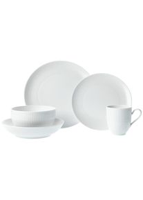 Seltmann Weiden Kombiservice , Weiss , Keramik , 20-teilig , 350 ml,890 ml , Geschirr, Geschirr-Sets, Kombiservice
