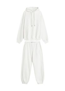 Bershka Jogginganzug Herren, naturweiß, Größe M