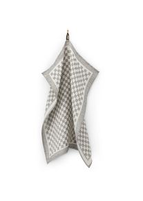 Seegers & Sohn Geschirrtuch Halbleinen Karo Schwarz