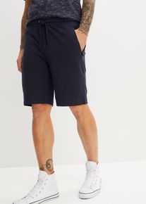Sweat-Bermuda mit Rei&szlig;verschlusstaschen in blau, Gr&ouml;sse 64/66 (3XL), bonprix