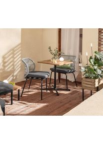 Tchibo - Ensemble lounge de balcon &laquo; Elin &raquo; - noir/gris