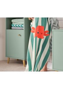 Tchibo - Drap de bain avec motif crabe - orange/blanc