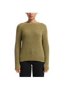 QS , Damen , Strickpullover mit Strickmuster und Rundhalsausschnitt , grün , Kuscheliger Strickpulli von QS by s.OLIVER