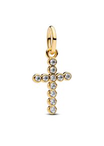 Pandora Armbanduhr - Kreuz Charm-Anhänger - Gr. unisize - in Gold - für Damen