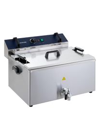 Gastro Elektro Backwaren-Fritteuse - 20,4 Liter - 5 kW - mit Ablasshahn / Friteuse