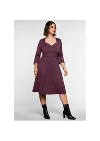 sheego by Joe Browns, Unisex, sheego by Joe Browns Cocktailkleid &raquo;Cocktailkleid&laquo;, burgund, 52, Normalgr&ouml;ssen