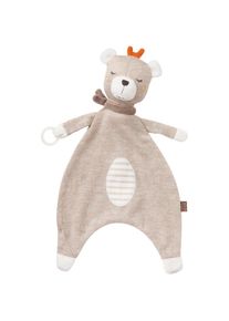 babyFEHN Fehn , Kuscheltuch »NATUR, Schmusetuch Teddy« mit Schnuller-Befestigung , braun