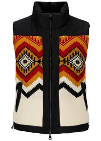 Dale of Norway Sk&aring;la Weste Feminine - Schwarz/Weiss/Orange M