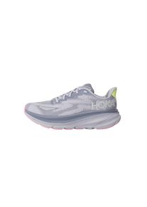 Hoka One One HOKA, Femmes Chaussure de course 'CLIFTON 9', gris basalte / gris clair / vert fluo