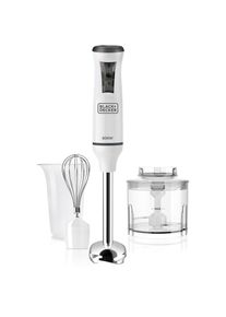 Black & Decker BLACK + DECKER Stabmixer »BXHBA600E«, 600 W weiß