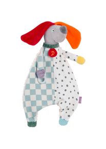 babyFEHN Fehn , Kuscheltuch »Schmusetuch Hund NATUR« Enthält Bio-Baumwolle , bunt