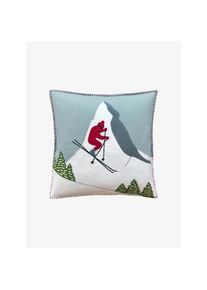 JAN Constantine Zierkissen Bez&uuml;ge Red Skier pastellblau