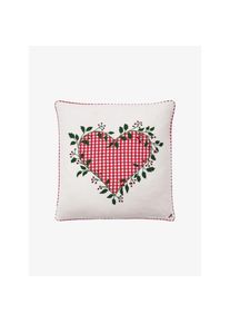 JAN Constantine Housses deussin Holly Heart beige clair