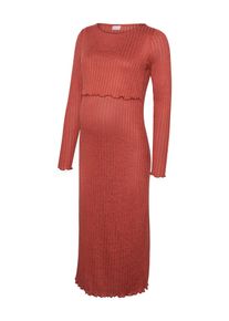 MAMALICIOUS Umstand Kleid Damen Gr&ouml;&szlig;e 38 rotmeliert Winterkleid