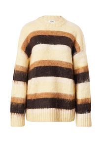 MONKI Pullover Damen, camel / chamois / dunkelbraun, Größe XXL