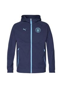 Puma, Hommes Veste de sport 'MCFC', bleu marine / bleu clair