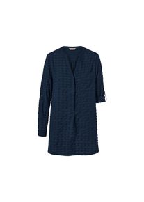 Tchibo - Tunique avec structure tissée - taille: 40 - bleu/à carreaux