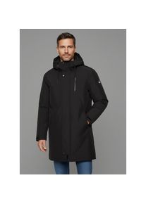 Polarino, Herren, Funktionsparka &raquo;Nordgren&laquo; mit Kapuze atmungsaktiv, wasserdicht, winddicht, mit gef&uuml;tterter Kapuze, schwarz, 62, Atmungsaktiv, 