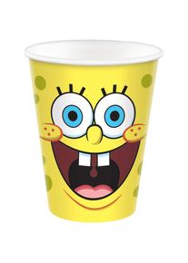 Amscan 8 tasses de fête Spongebob 266 ml