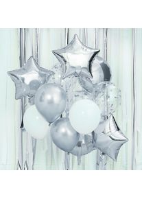Ginger Ray Bouquet de ballons métalliques argentés