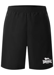 Lonsdale Sportbadeshorts 'Broxfield' Herren, schwarz / wei&szlig;, Gr&ouml;&szlig;e XXL
