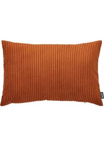 done., done. Dekokissen &raquo;Zoom&laquo; Kissenh&uuml;lle aus modernem Cordstoff, rust, Obermaterial: 92% Polyester, 8% Nylon, 1 Stk.