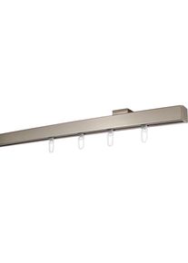 Garesa, Garesa Gardinenstange &raquo;Nora&laquo; &Oslash; 20 mm 1 l&auml;ufig-l&auml;ufig Wunschmassl&auml;nge Vorhanggarnitur, einfache Montage an die Decke, verl&auml;ngerbar, Kappe, 