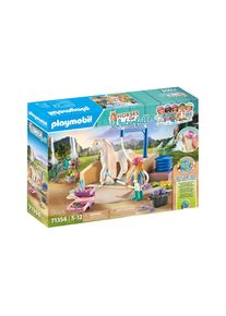 Playmobil , Spielbausteine »Horses of Waterfall Isabella & Lioness mit Waschplatz 71354«