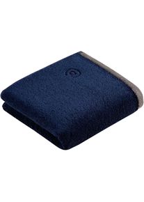 Handtuch »Prato« Uni Farben, mit melierter Optik im Saum , blau , Bugatti , Obermaterial: 100% Baumwolle