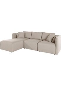 Ecksofa »Nöre L-Form« 3 Teile, in vielen Bezugsqualitäten und Farben. Modulteile s. "Nöre" , beige , Andas