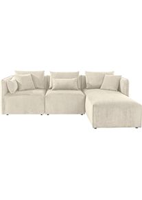Ecksofa »Nöre L-Form« 3 Teile, in vielen Bezugsqualitäten und Farben. Modulteile s. "Nöre" , beige , Andas