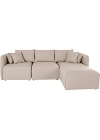 Ecksofa »Nöre L-Form« 3 Teile, in vielen Bezugsqualitäten und Farben. Modulteile s. "Nöre" , beige , Andas