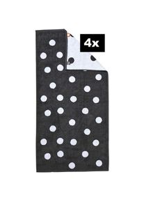 Duschtücher »DAILY SHAPES« , grau , done. , Obermaterial: 100% Baumwolle