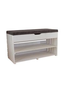 Regal »Vintage Bank« , weiss , Holz Zollhaus