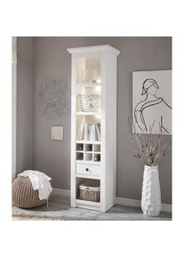 Home Affaire , Standregal »California« Höhe 207 cm , weiss , Home Affaire – Idyllisch, gemütlich, maritim, rustikal: Der Landhausstil