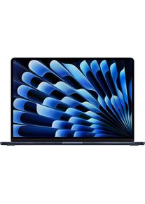 Apple , Notebook »MacBook Air 15 Zoll (2024)« 38,91 cm / 15,3 ′′ M3 512 GB SSD , schwarz , Apple M3 Acht-Kern-Prozessor mit 4 Performance-Kernen und..