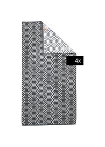 Duschtücher »DAILY SHAPES« , grau , done. , Obermaterial: 100% Baumwolle