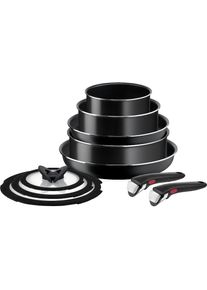 Pfannen-Set »Ingenio Easy On 10-teilig« Aluminium , schwarz , Tefal