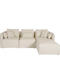 Ecksofa »Nöre L-Form« 3 Teile, in vielen Bezugsqualitäten und Farben. Modulteile s. "Nöre" , beige , Andas