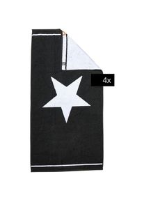 Duschtücher »DAILY SHAPES« , schwarz , done. , Obermaterial: 100% Baumwolle