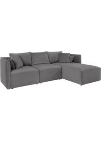Ecksofa »Nöre L-Form« 3 Teile, in vielen Bezugsqualitäten und Farben. Modulteile s. "Nöre" , grau , Andas