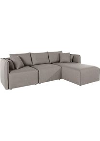 Ecksofa »Nöre L-Form« 3 Teile, in vielen Bezugsqualitäten und Farben. Modulteile s. "Nöre" , grau , Andas