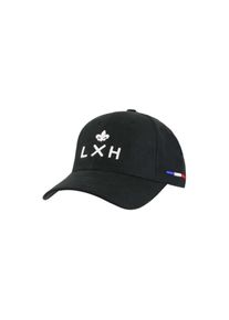 Lxh, Unisex, LXH Baseball Cap &raquo;LXH Caps Casquette Su&eacute;dine - Gen&egrave;ve&laquo;, schwarz, Einheitsgr&ouml;&szlig;e, gr&ouml;ssenverstellbarer Befestigungsgurt aus Laser-Metall 