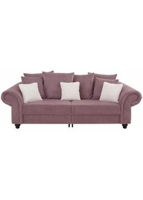 Home Affaire, Home Affaire Big-Sofa &raquo;King Henry Mega Sofa, viel Platz, Breite 242cm, Federkern&laquo; in legerer Polsterung und vielen losen Kissen, 