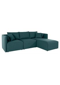 Ecksofa »Nöre L-Form« 3 Teile, in vielen Bezugsqualitäten und Farben. Modulteile s. "Nöre" , blau , Andas