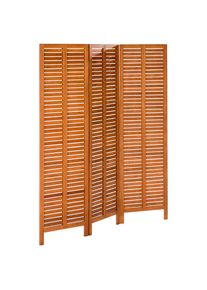 Merxx, Merxx Paravent (B/H): ca. 151x170 cm, braun, Holz teilmassiv, B/H/T: 151 cm x 170 cm