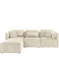 Ecksofa »Nöre L-Form« 3 Teile, in vielen Bezugsqualitäten und Farben. Modulteile s. "Nöre" , beige , Andas